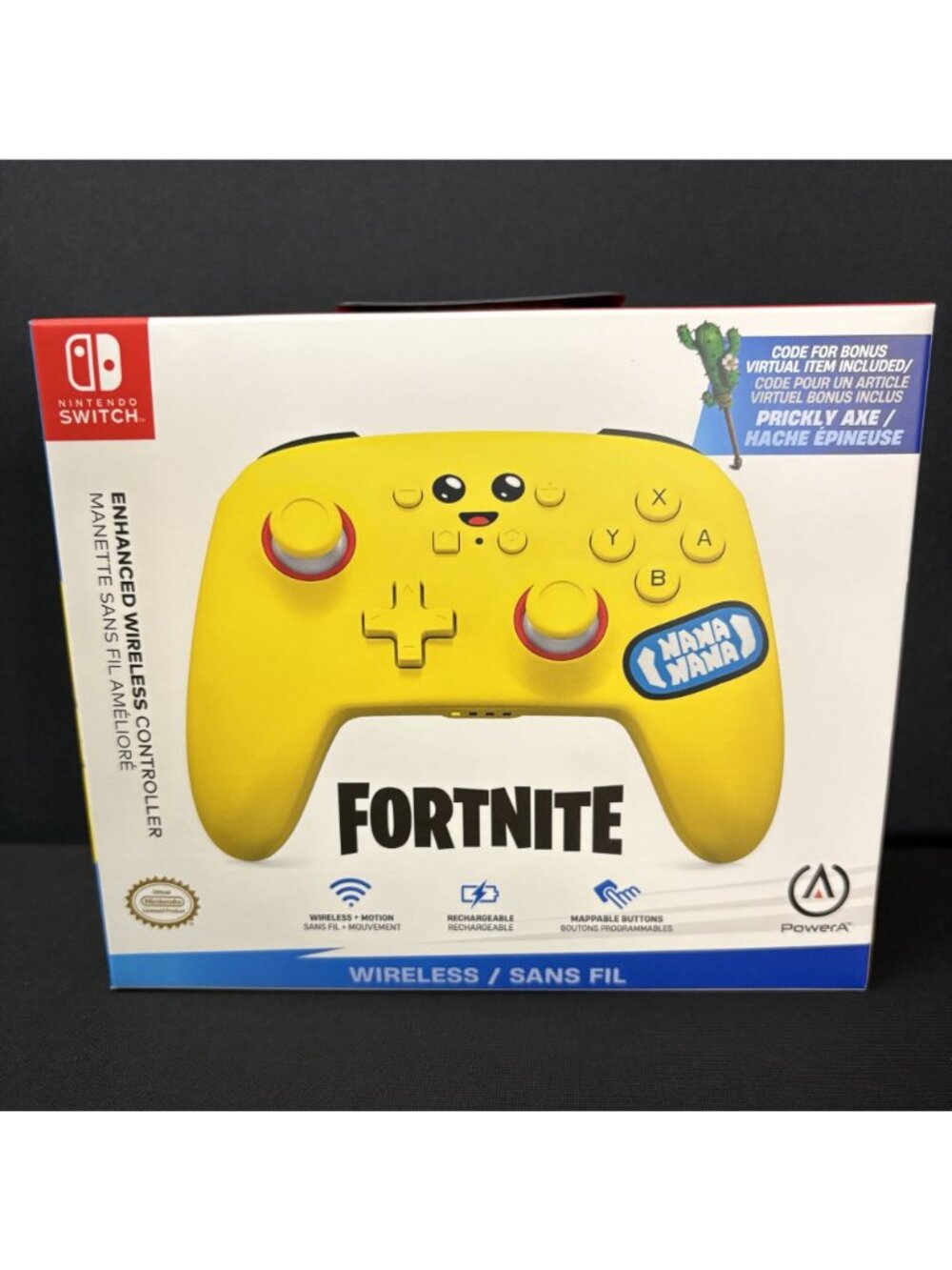 PowerA Fortnite Peely Accessories Pack Nintendo Switch Wireless Controller Bonus - Picture 2 of 9